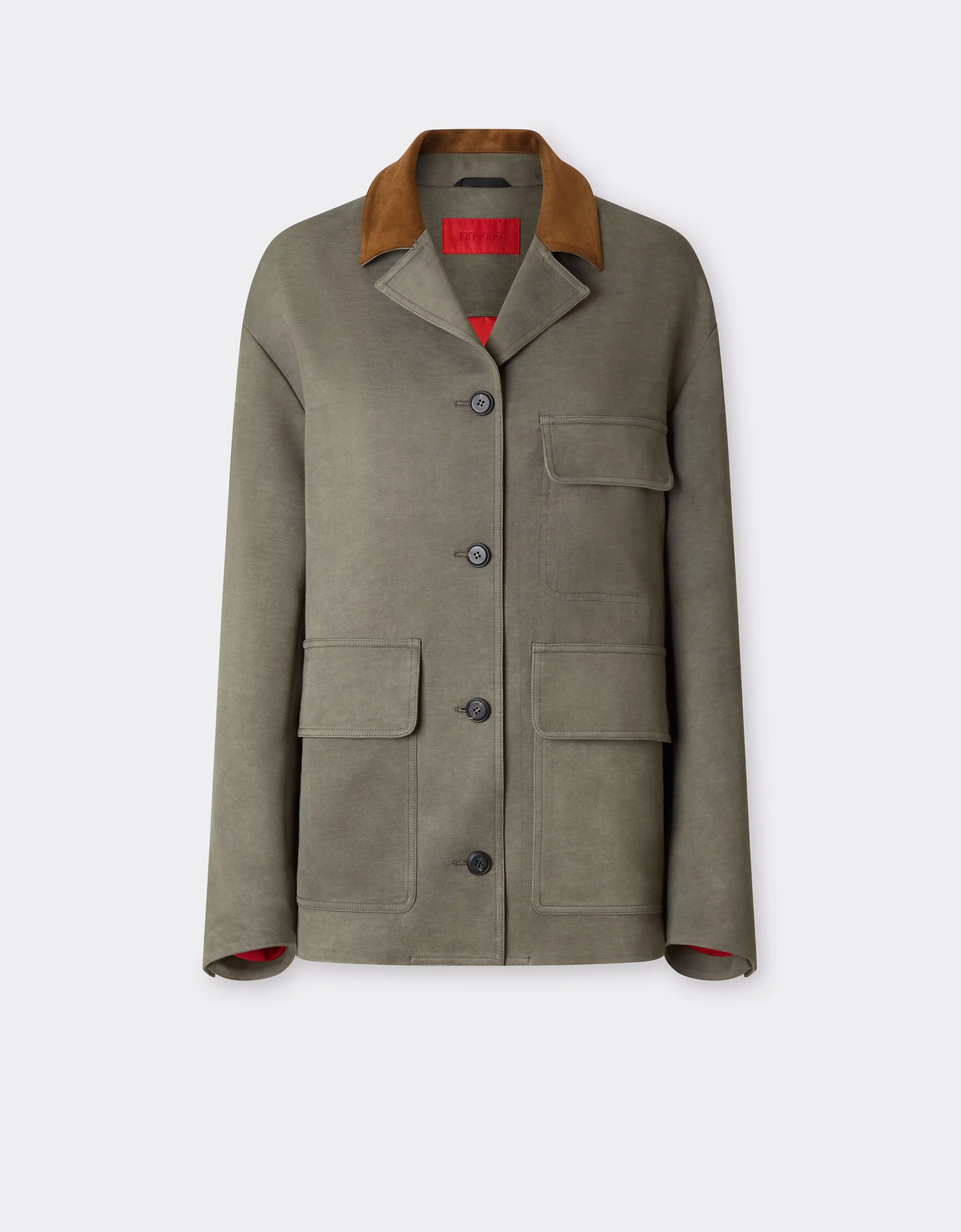 Cady jacket with distressed effect - 1
