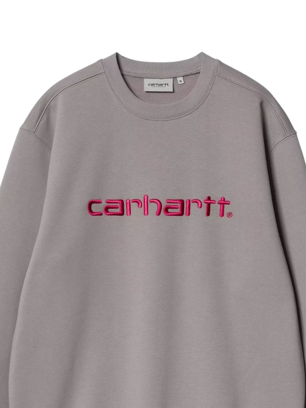 logo-embroidered sweatshirt - 3