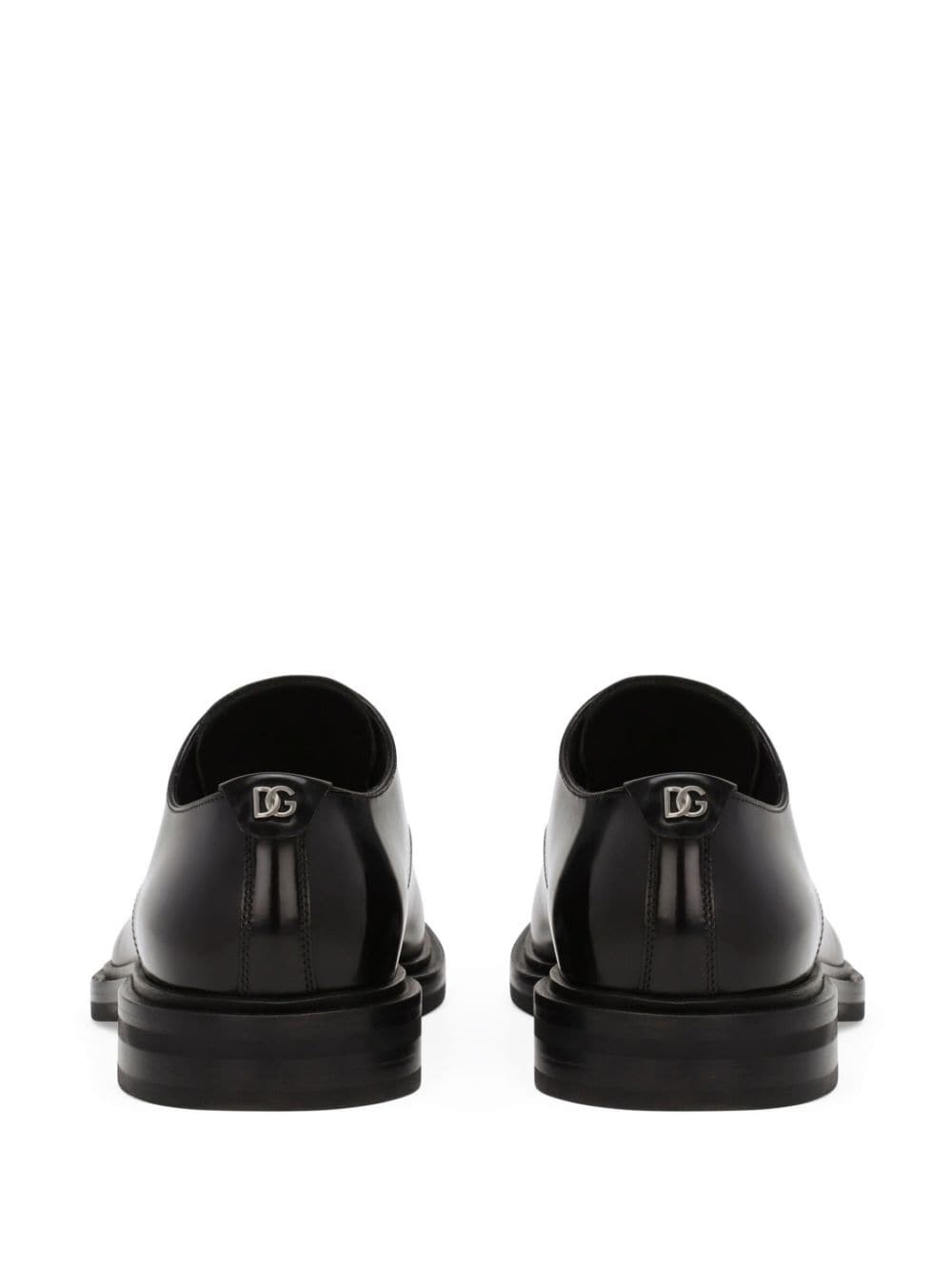 interlocking DG plaque Derby shoes - 3