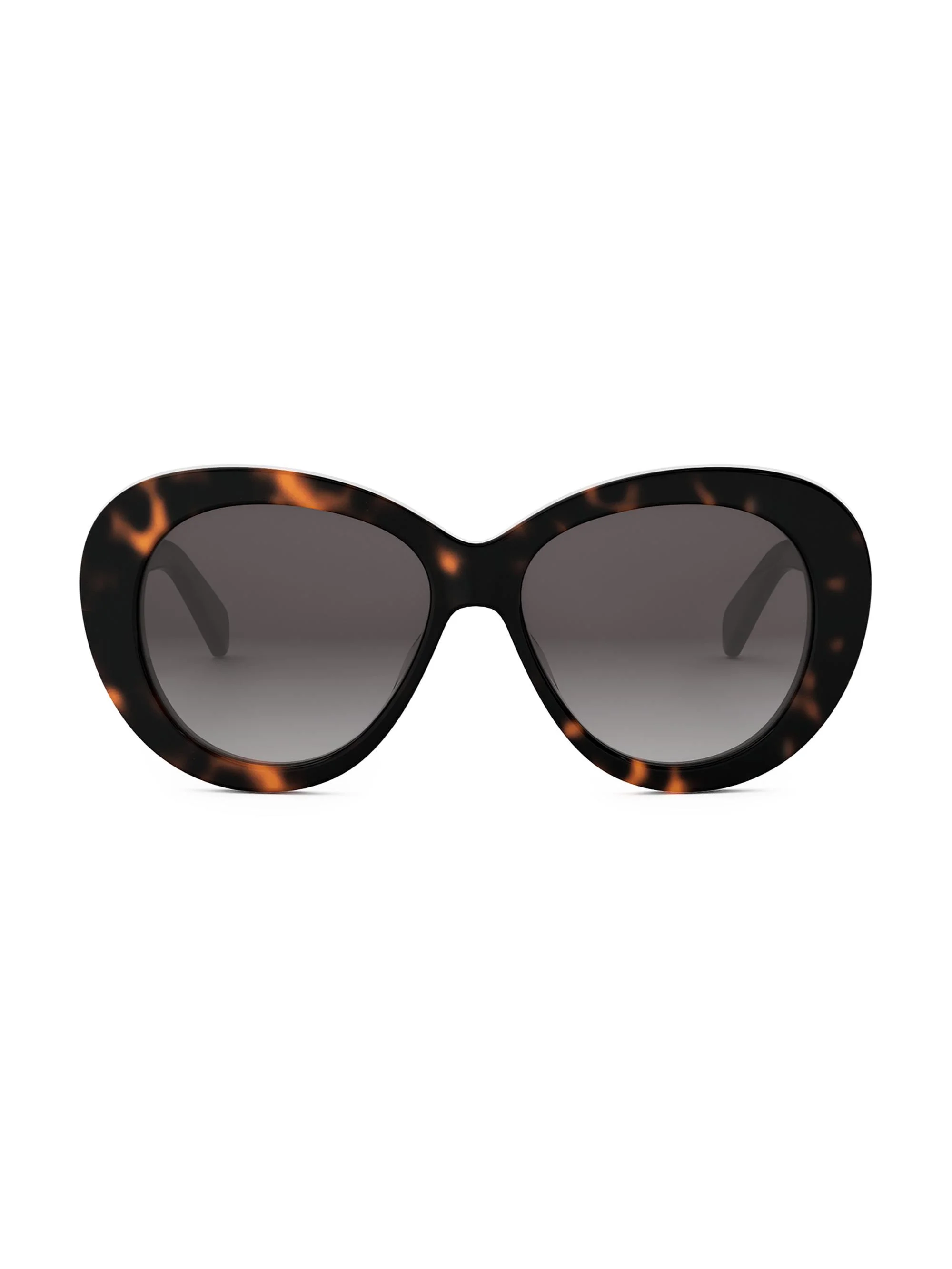 Women's Triomphe 55MM Butterfly Sunglasses - Dark Havana Gradient Brown - 1