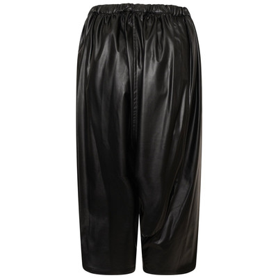 Junya Watanabe Faux Leather Dropcrotch Pants  in Black outlook