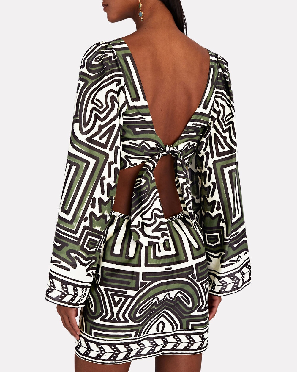 Ethnic Notes Printed Voile Mini Dress - 4