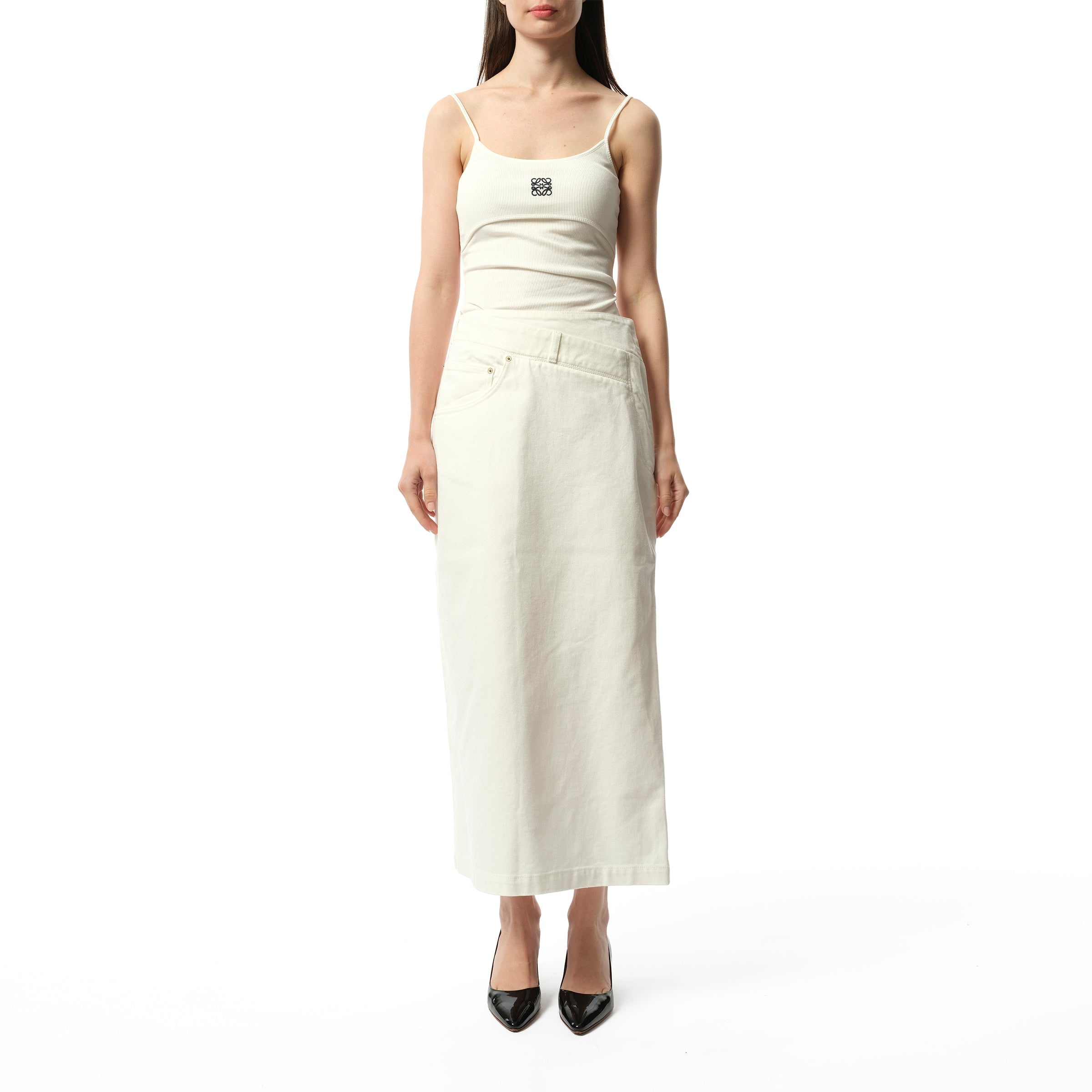 Deconstructed Skirt AF in White - 4