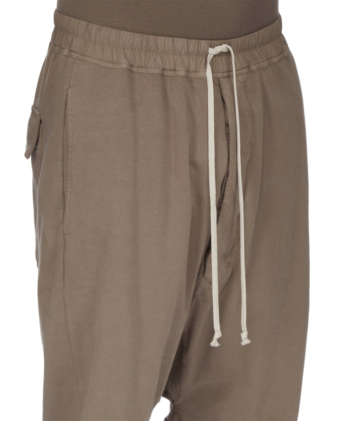 Drawstring Cotton Pod Shorts - Dust - 4