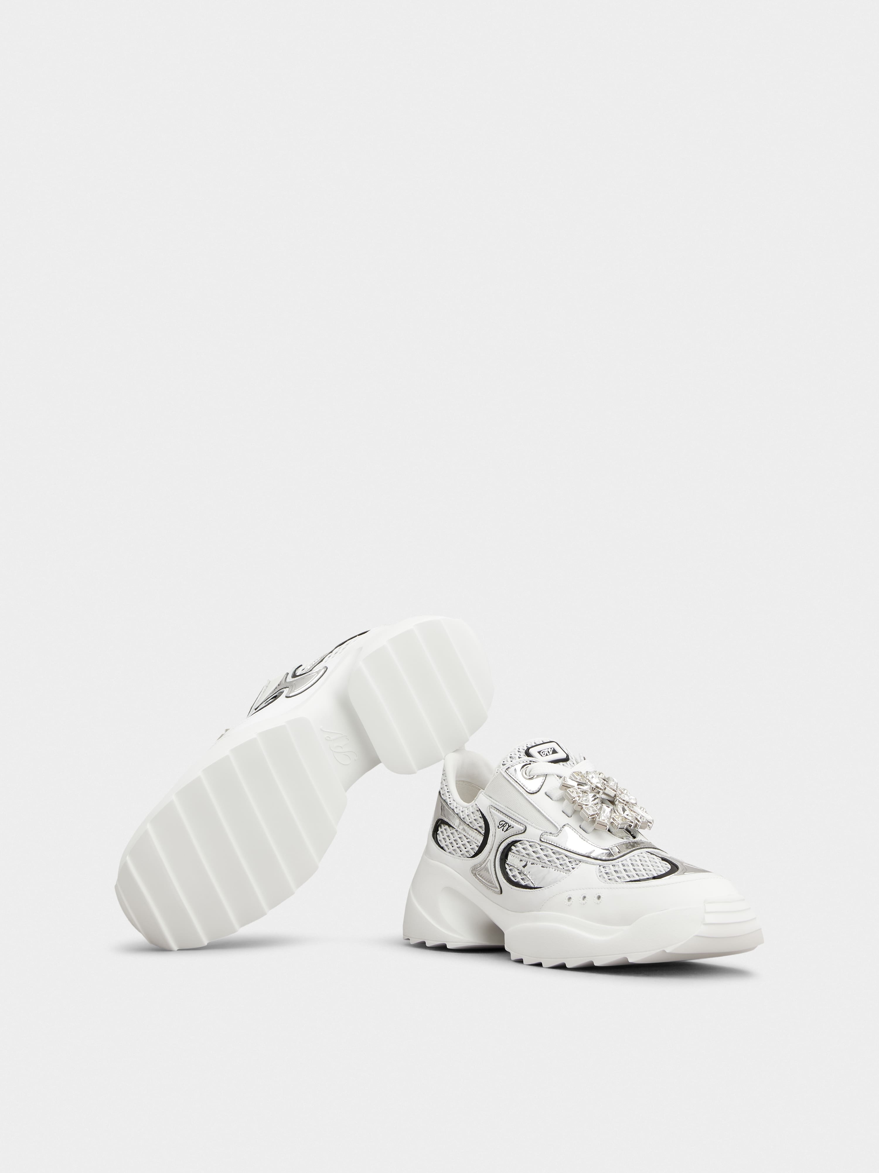 Viv' on the Run Sneakers in leather and fabric - 6