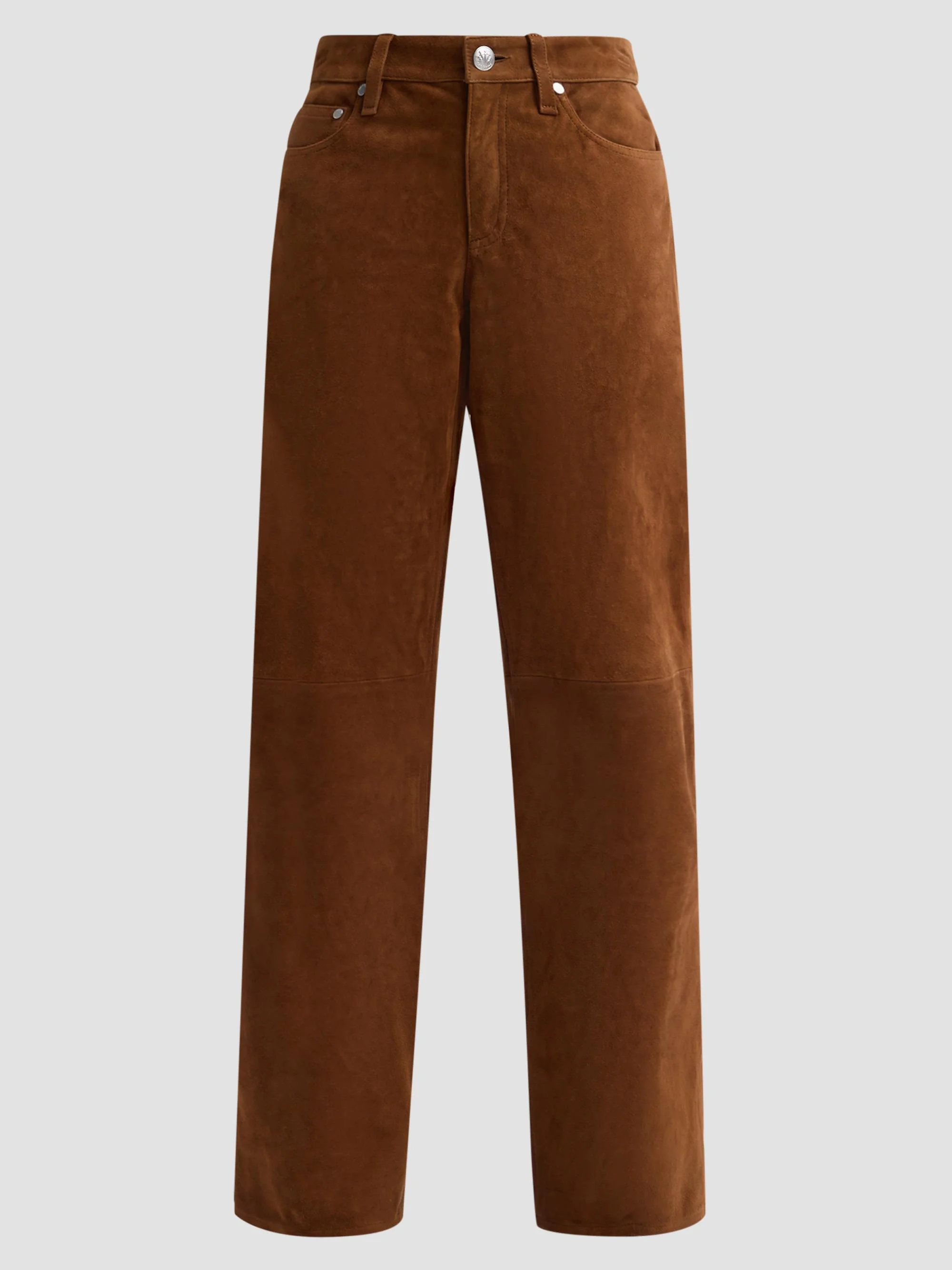 Women's Cam Suede Pants - Brown - 1