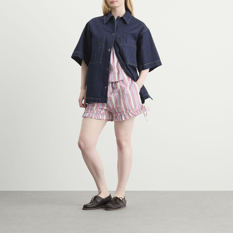 DAMSON MADDER. Damson Madder Mafalda Frilly Tie Bloomer outlook