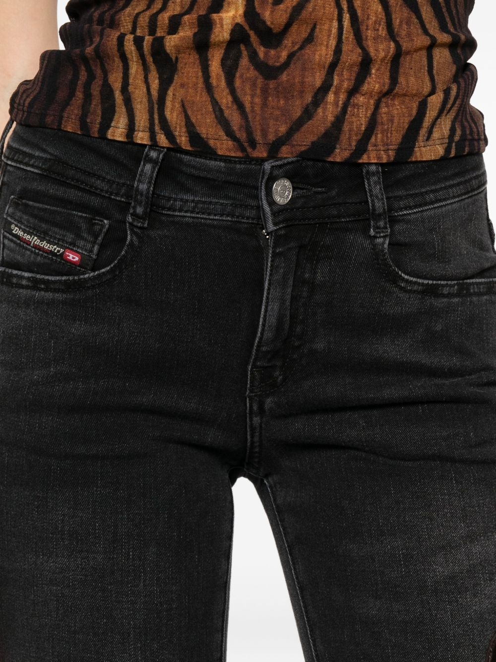logo-tag jeans - 5