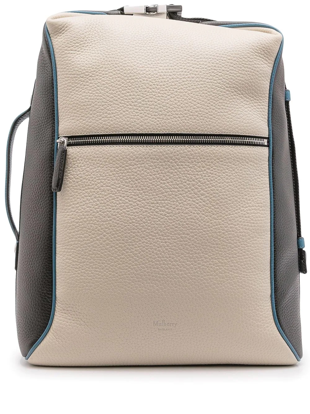 Urban grained-leather backpack - 1