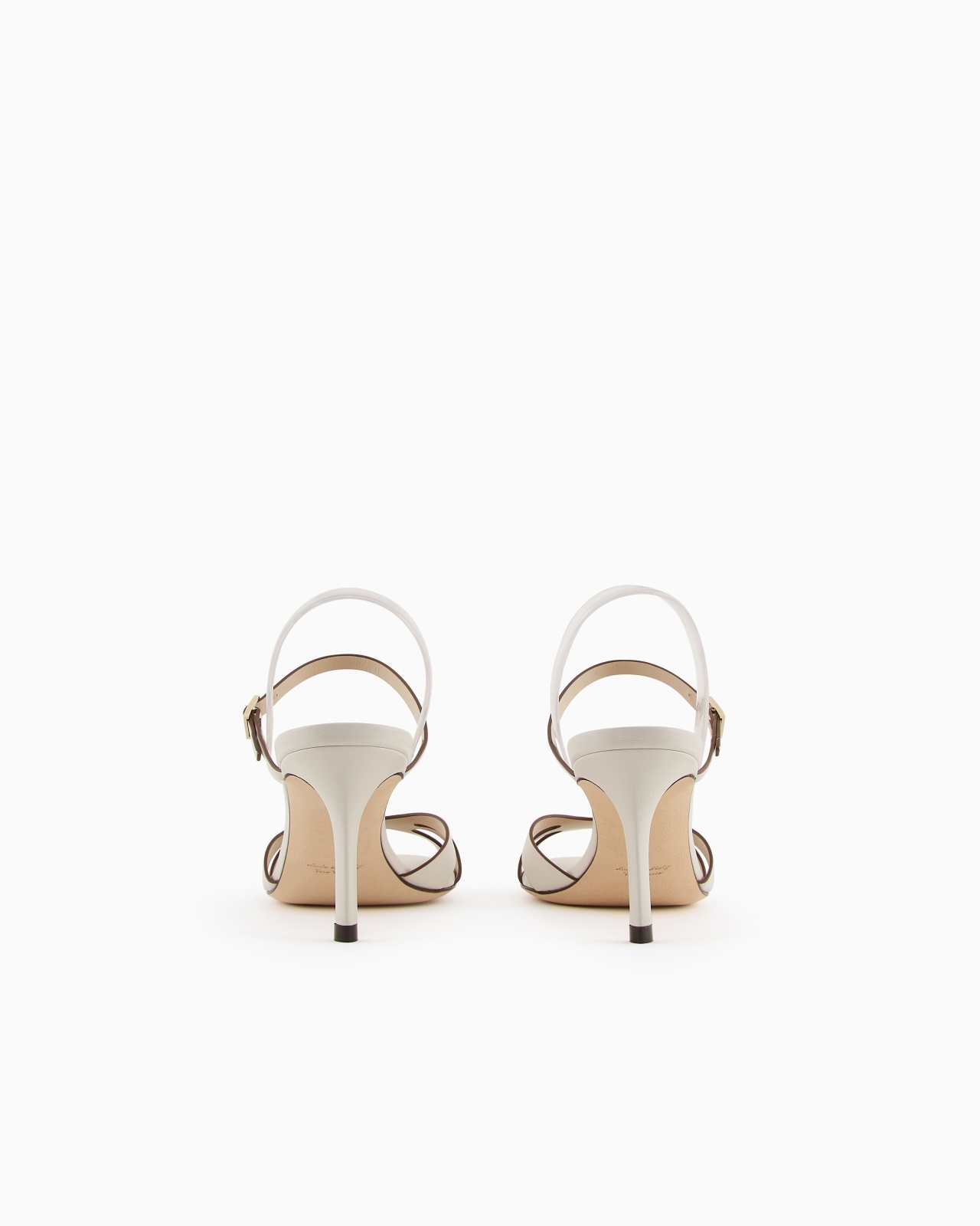 HEELED, NAPPA-LEATHER SANDALS - 4