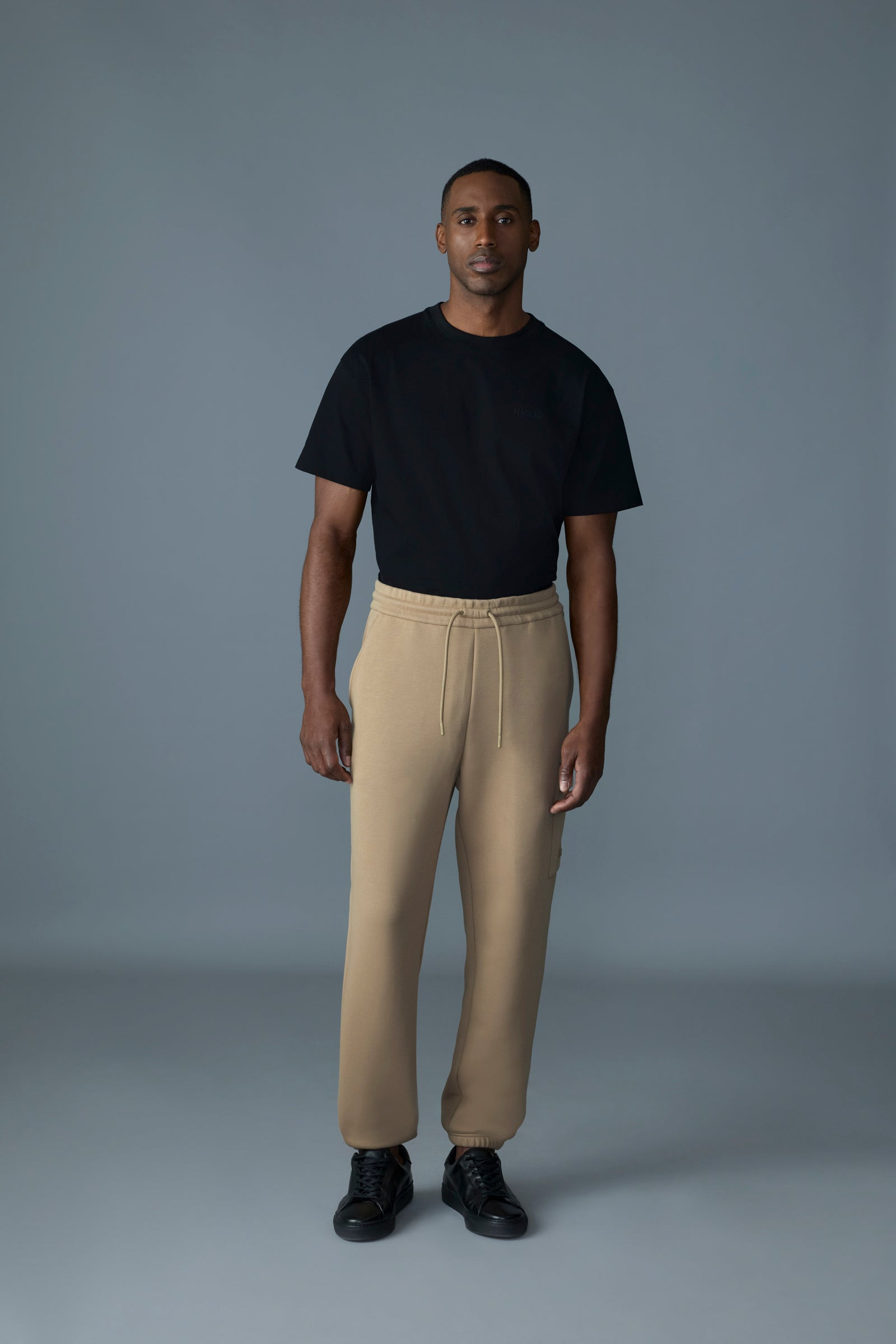 MARVIN-R Double face jersey cargo sweatpants - 2