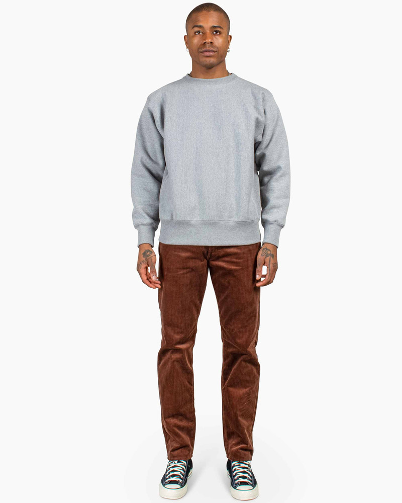 The Real McCoys MC20114 Heavyweight Crewneck Sweatshirt Medium Grey outlook