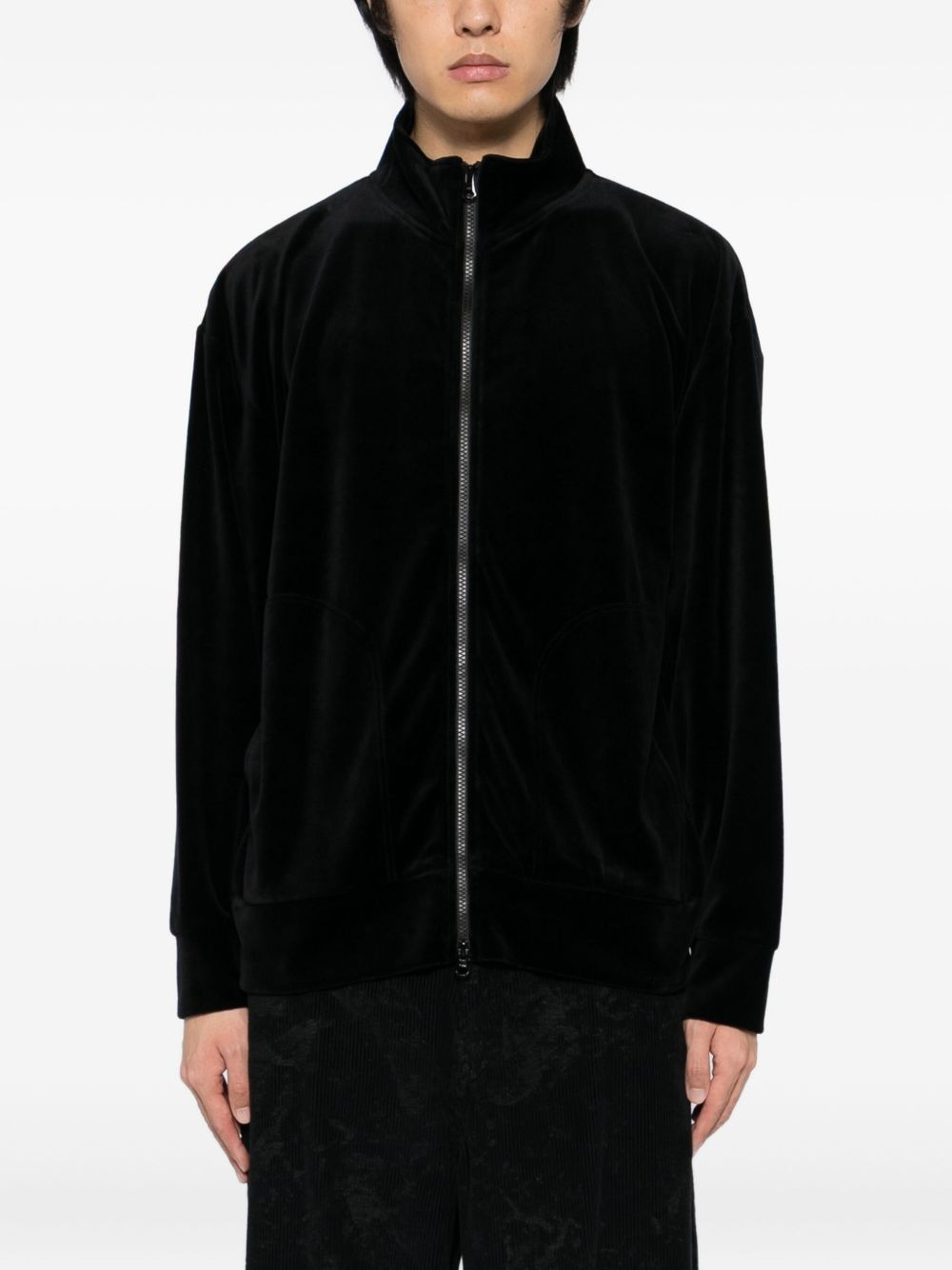 logo-print jacket - 4