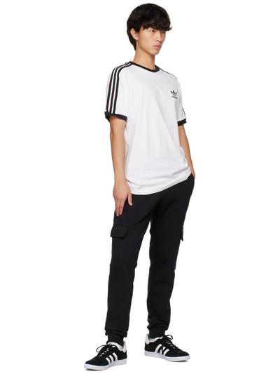 adidas Originals White Adicolor Classics 3-Stripes T-Shirt outlook