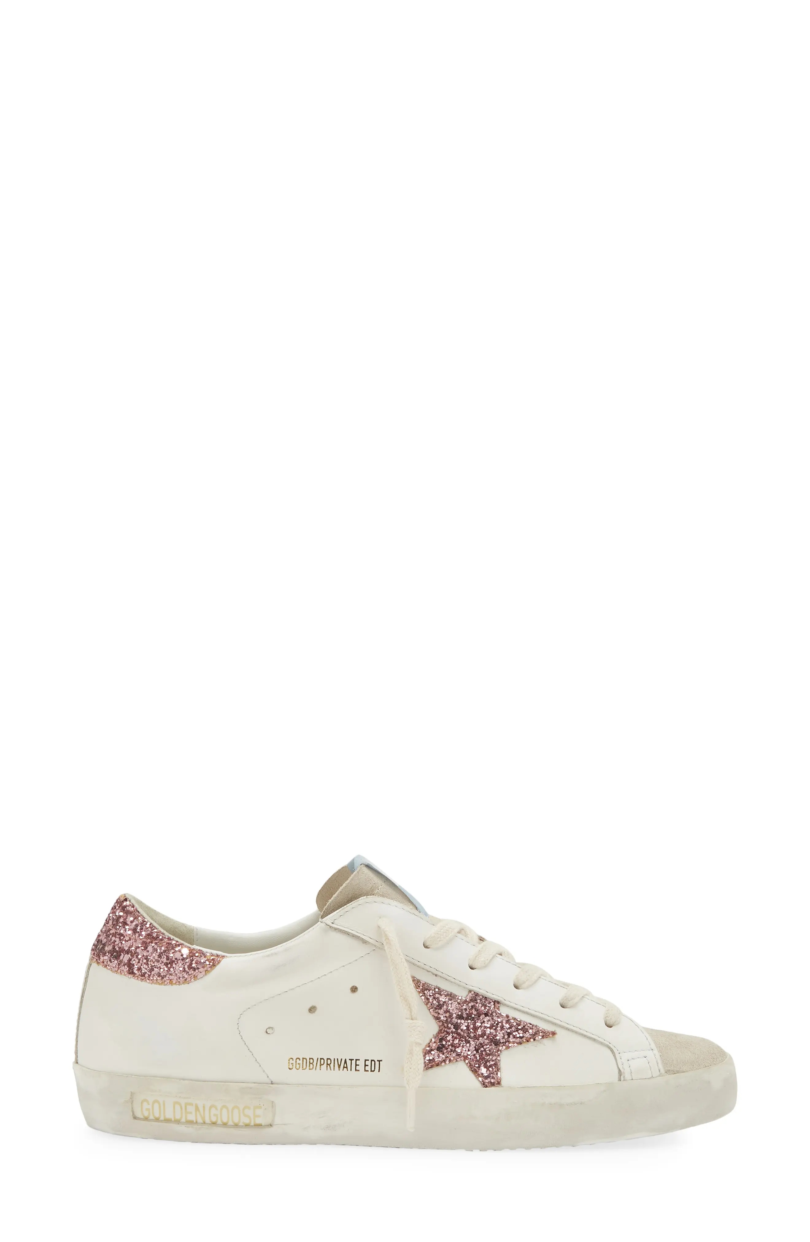 Super-Star Sneaker in White/Pink - 3