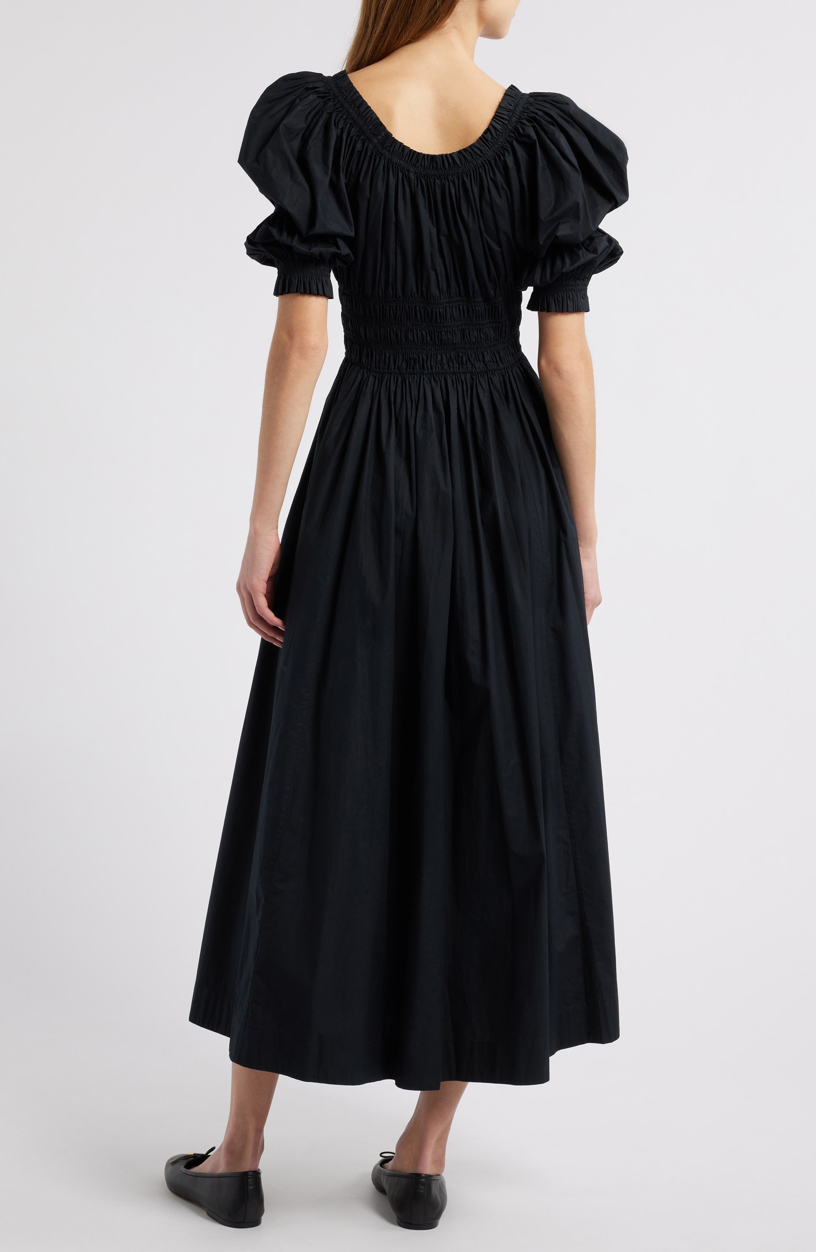 DÔEN Ischia Convertible Organic Cotton Maxi Dress in Black at Nordstrom - 2