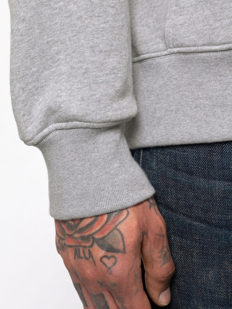 Franke Logo Hoodie Greymelange 6