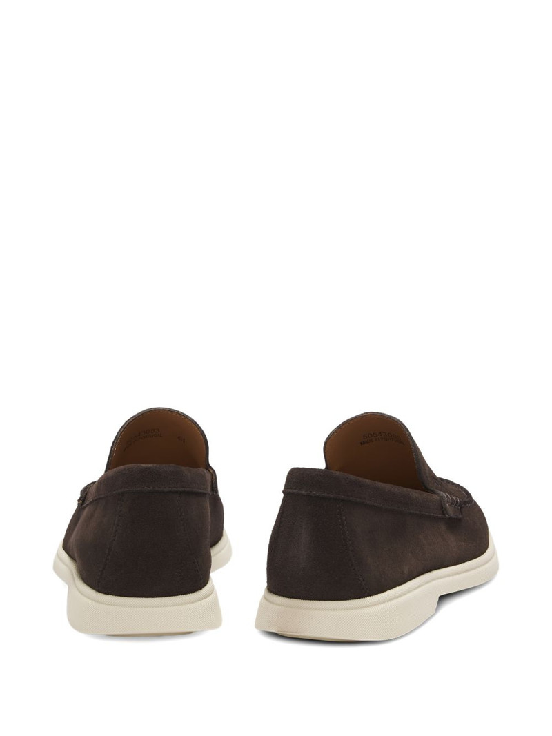 suede stitched loafers 3