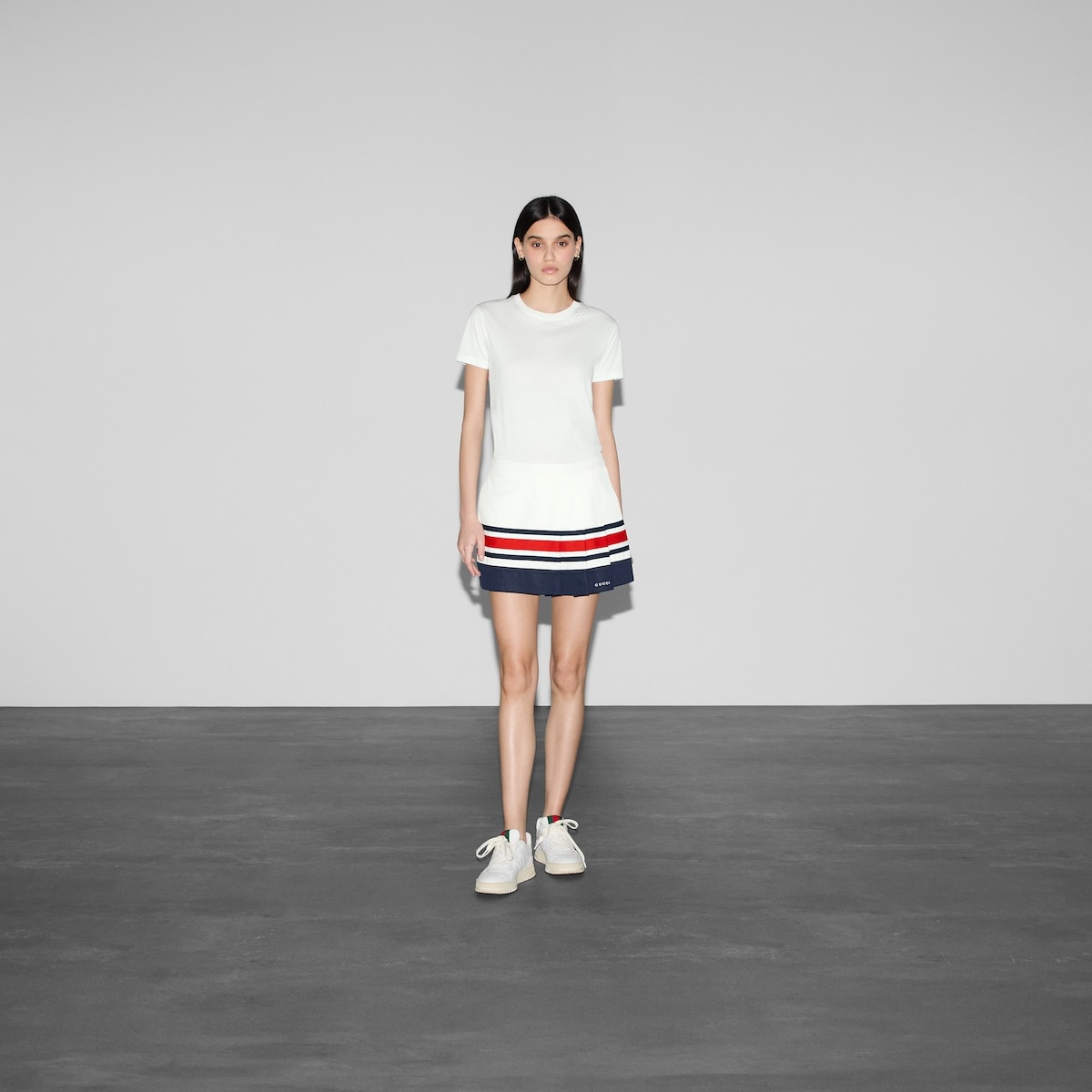 Technical jersey skort with Web - 2