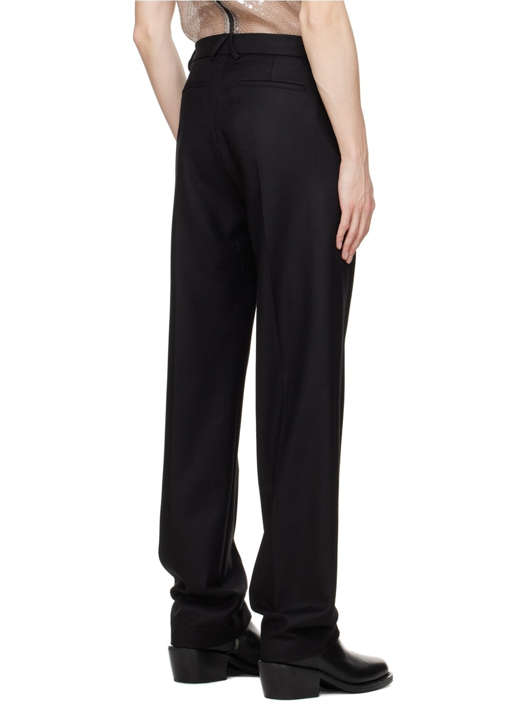 SSENSE Exclusive Black Maverick Trousers - 3