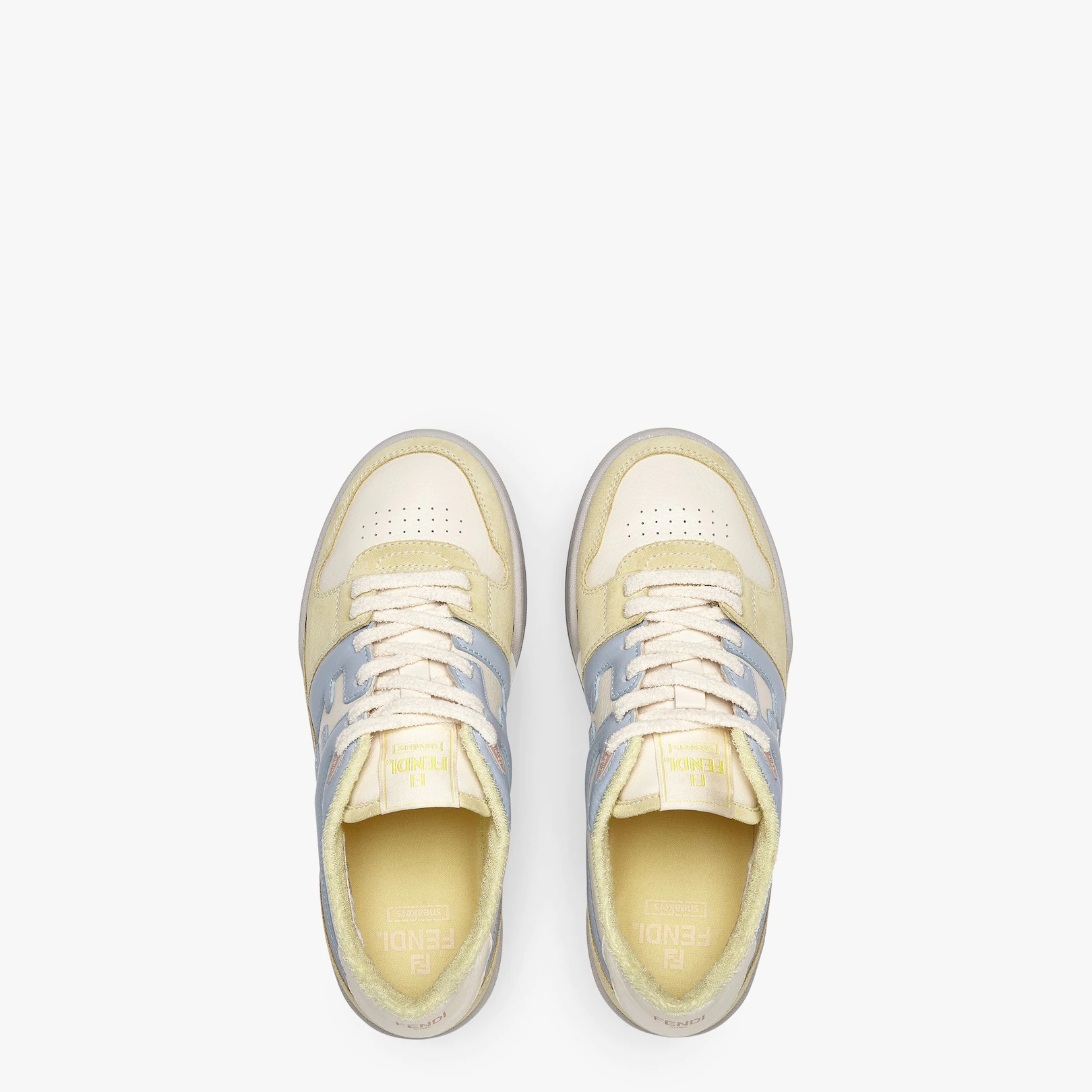 Yellow suede low-tops - 4