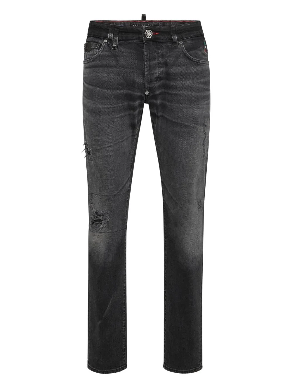 distressed jeans - 1