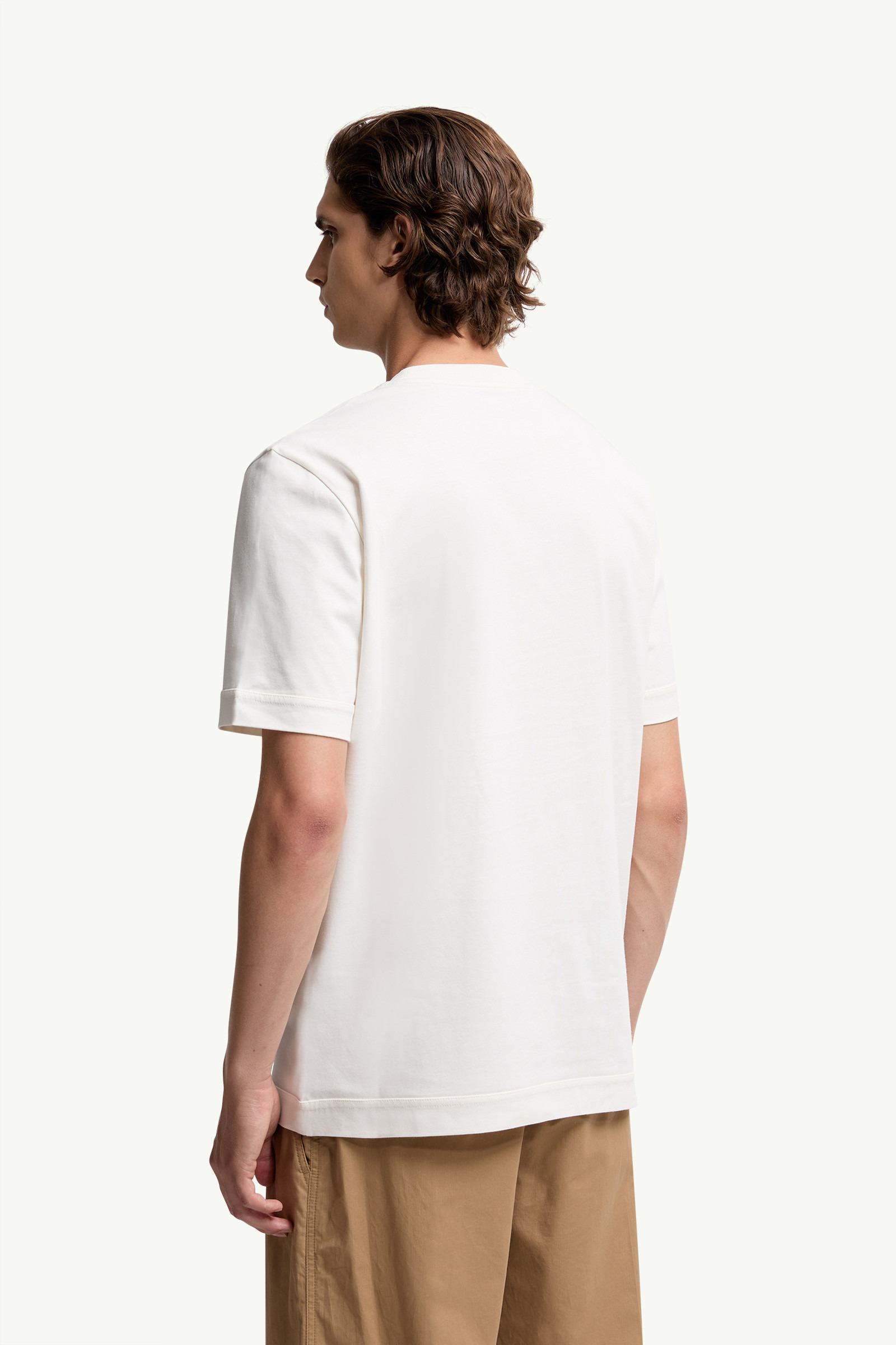 Logo Patch Cotton T-Shirt - 5