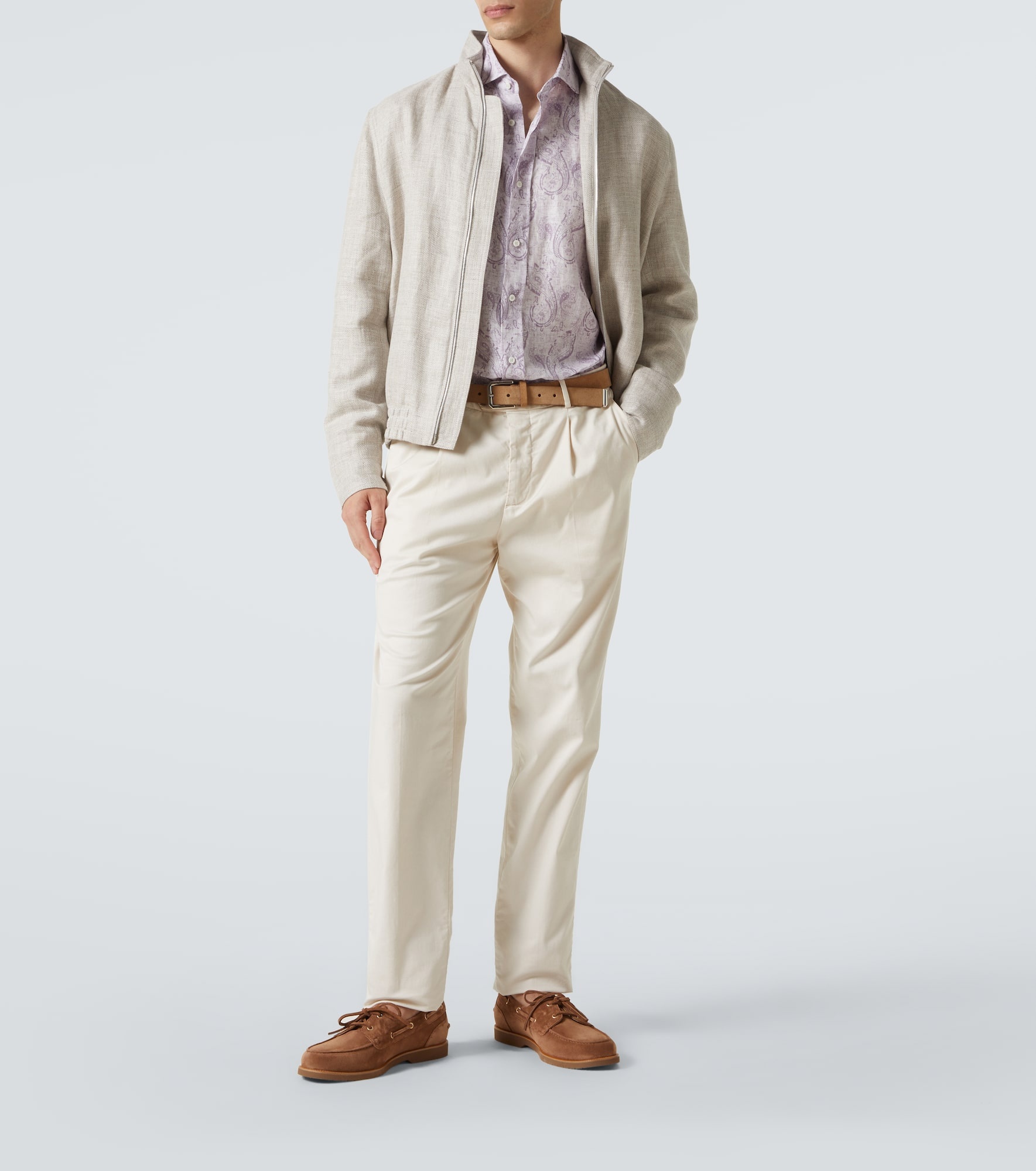 Printed linen shirt - 2