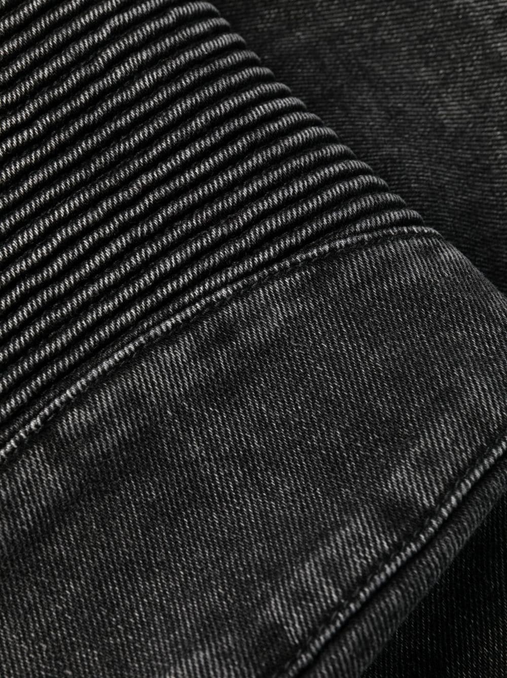 ribbed-knee slim-fit jeans - 7
