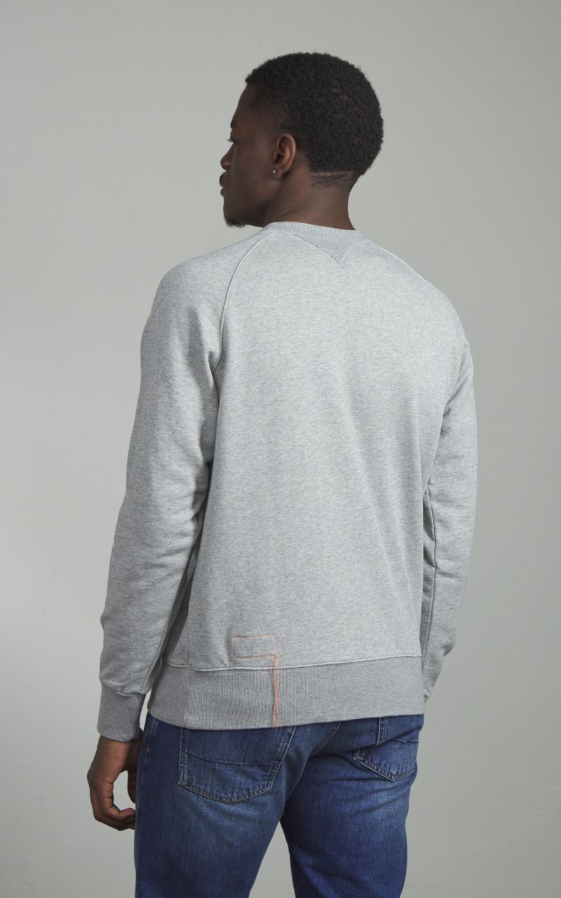 HARVARD CREWNECK SWEATSHIRT GREY MELANGE - 7