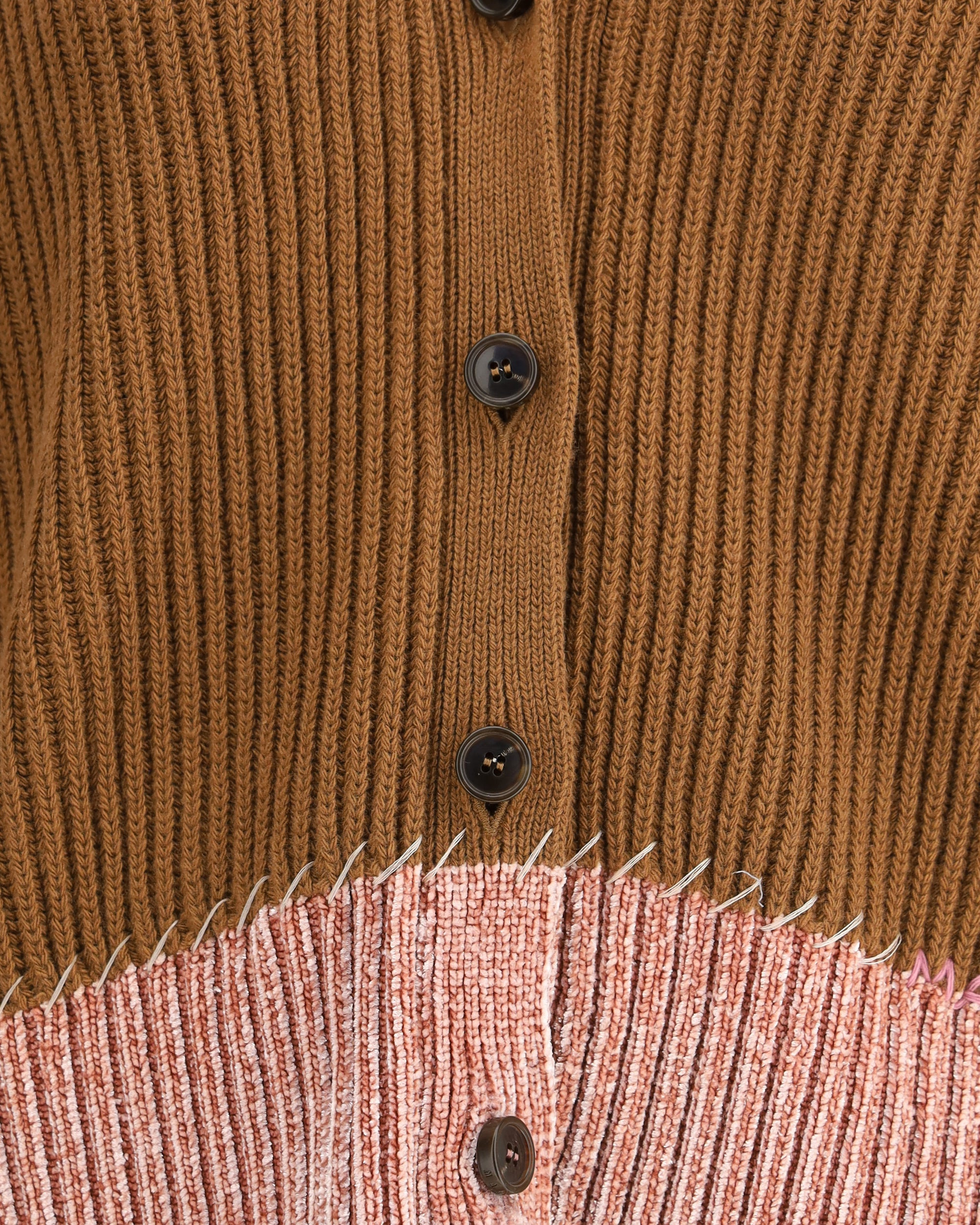Bi color cardigan in Viscose - 3