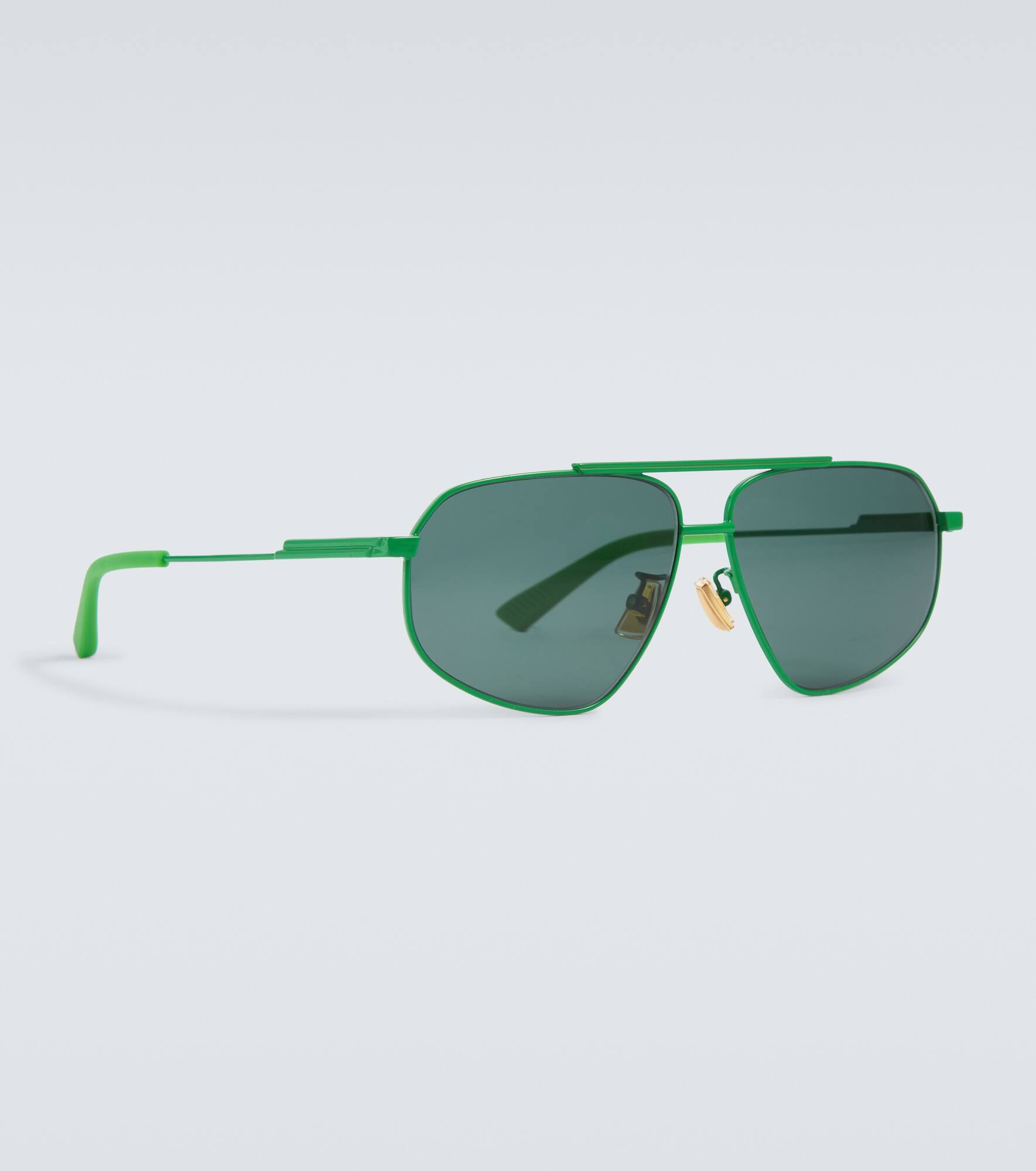 Metal-frame aviator sunglasses - 4