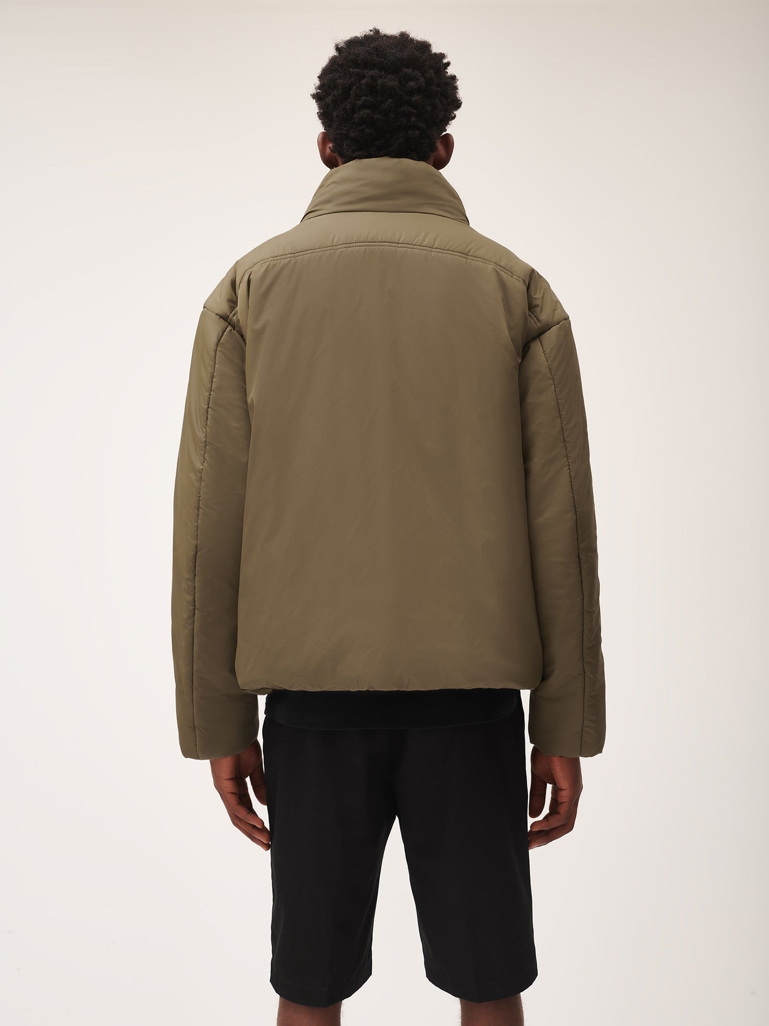 Mens Flower-Warmth Puffer Jacket - Soil Brown - 3