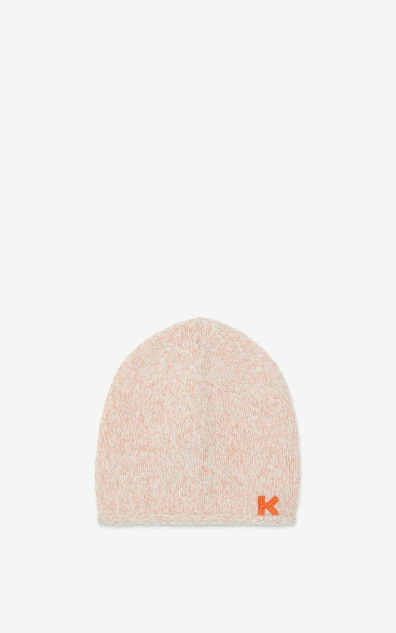 KENZO K Logo cashmere cap outlook