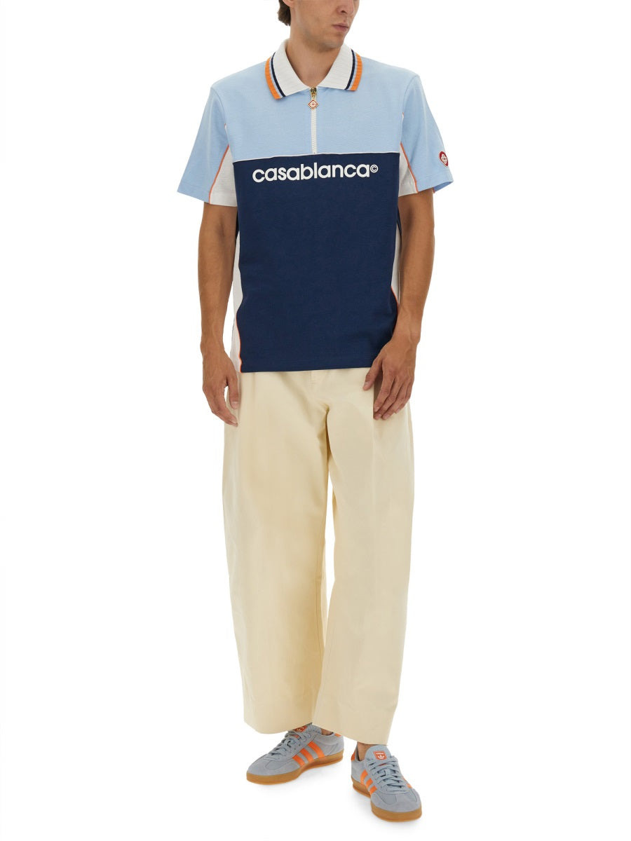 Casablanca Men Oversize Fit Polo Shirt - 4