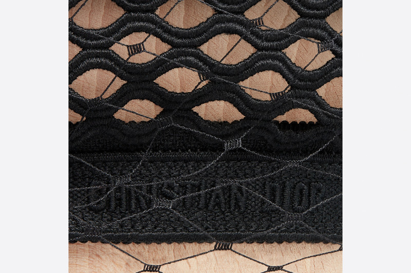 Dior Mesh Beret with Veil 4