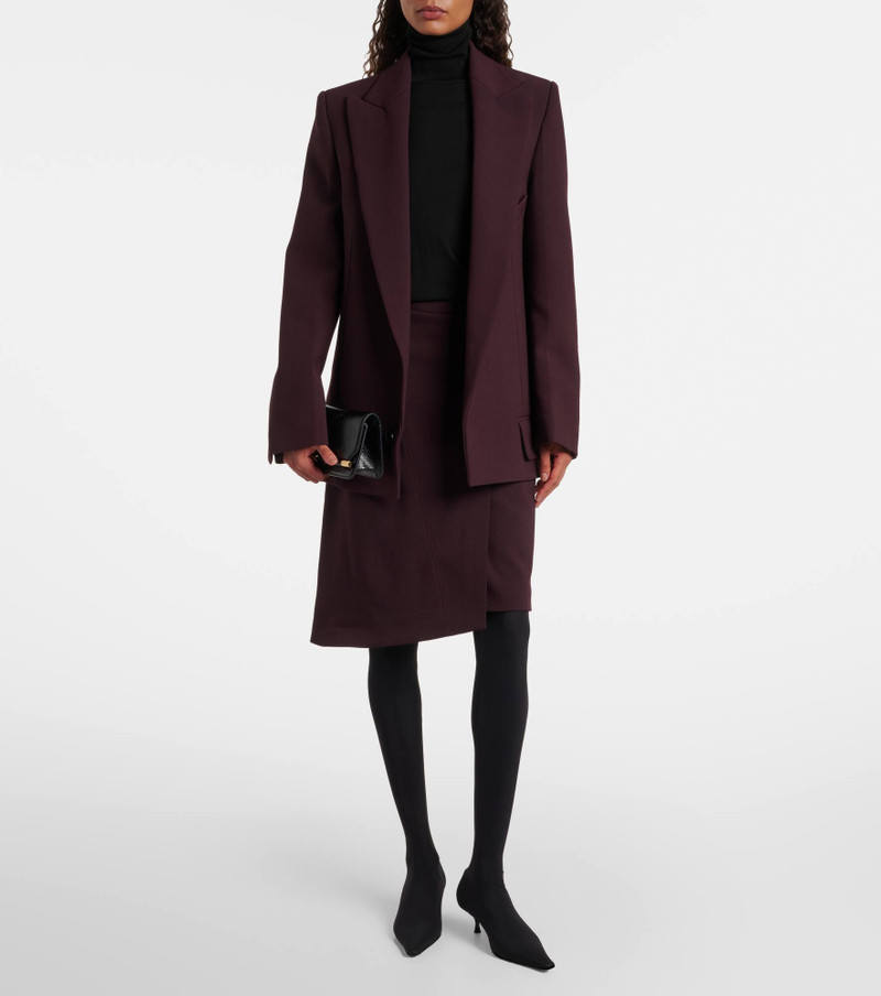 Victoria Beckham Wrap midi skirt outlook