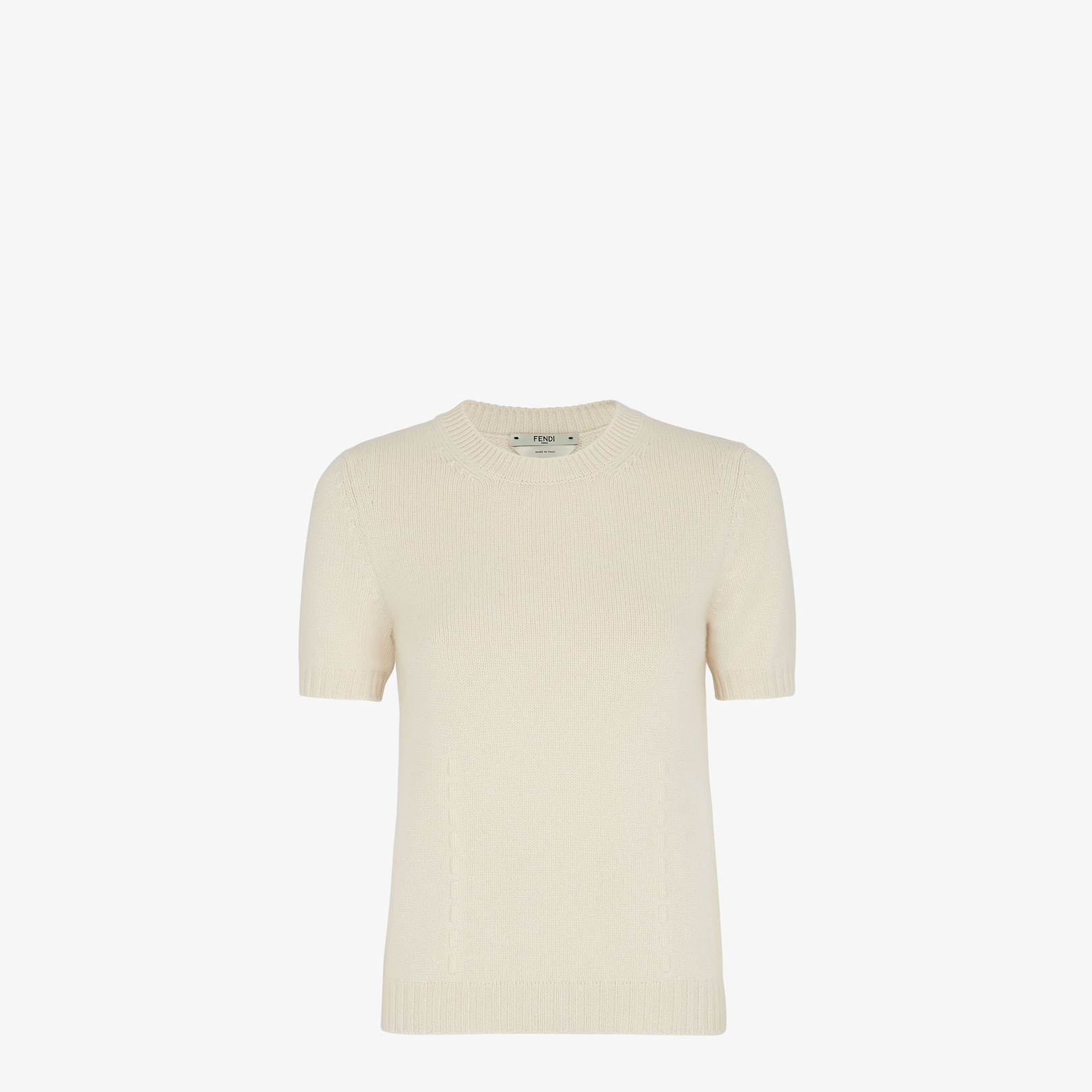 White cashmere sweater - 1