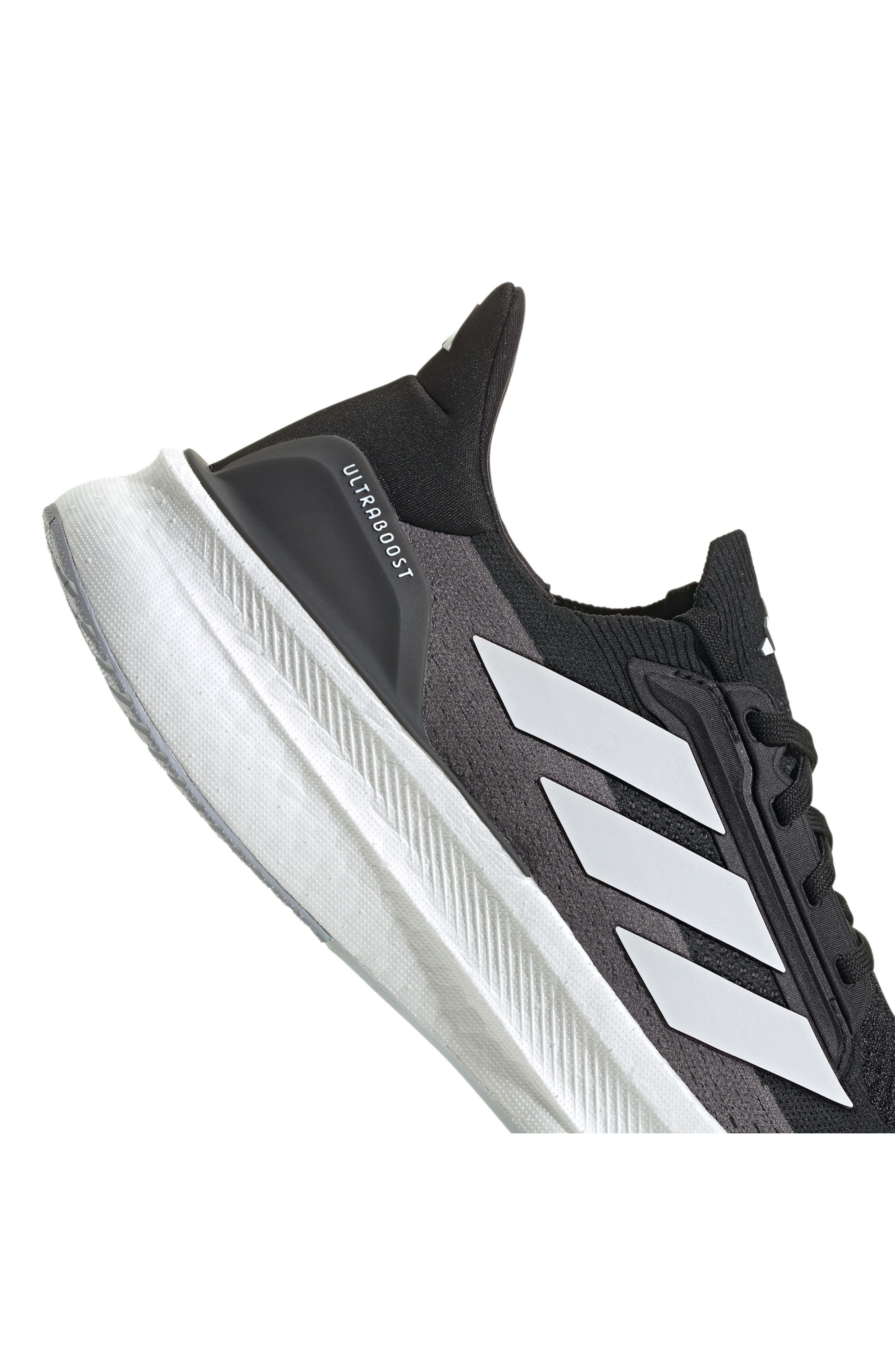 adidas Ultraboost 5x Running Shoe in Black/White/Carbon at Nordstrom - 7