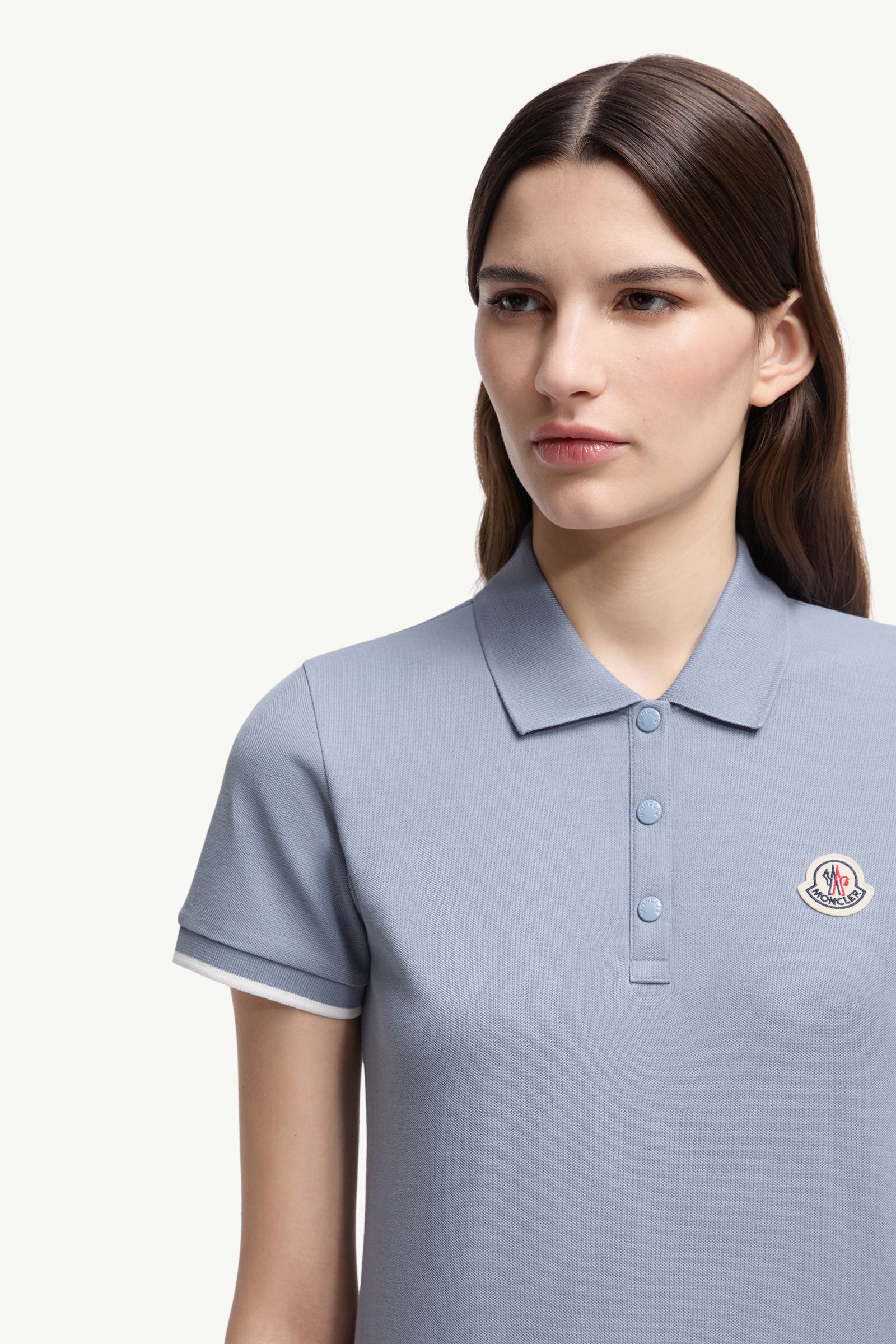 Logo Patch Cotton Piquet Polo Shirt - 6