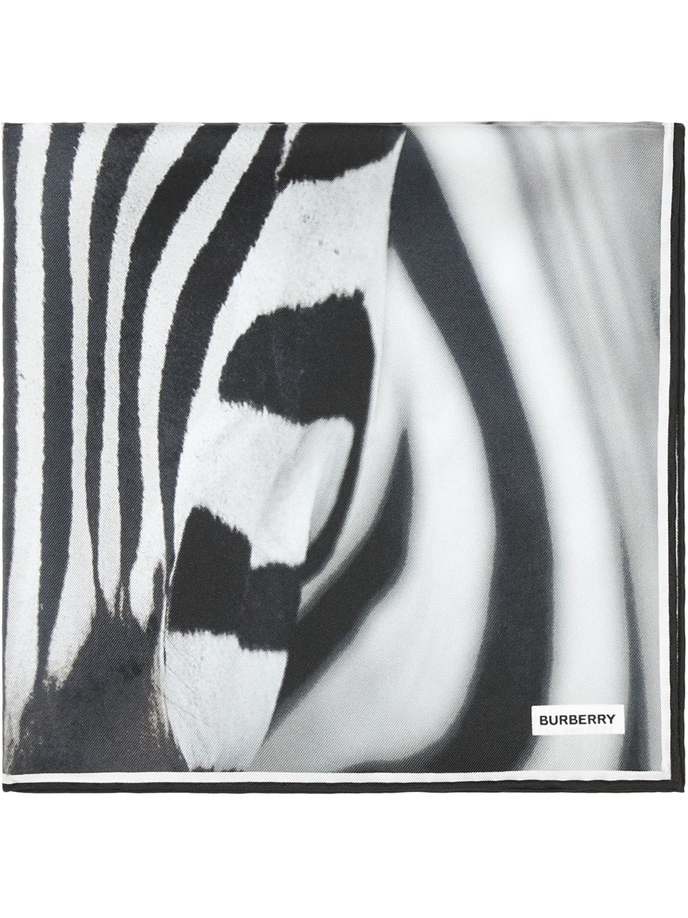 zebra print scarf - 1