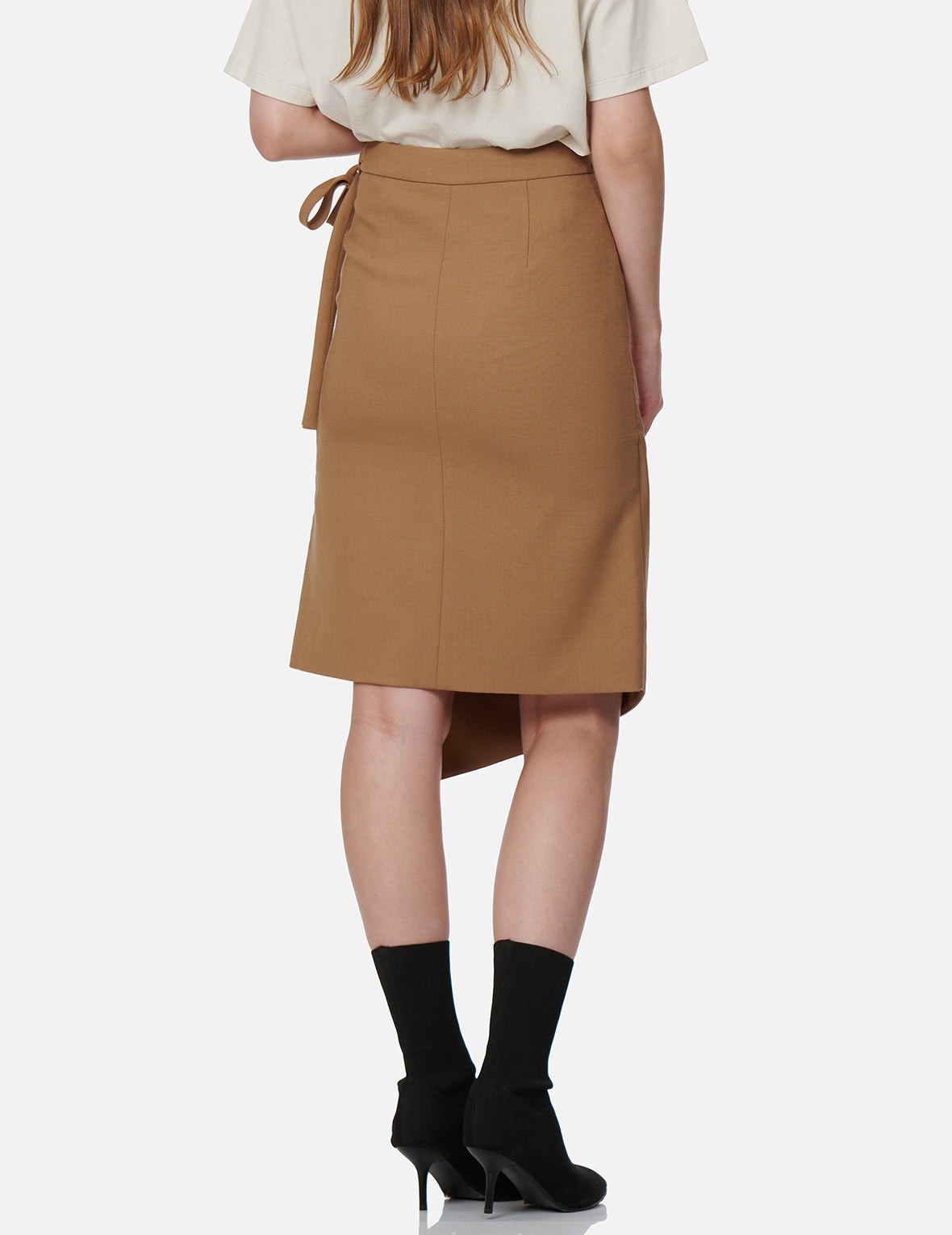 Asymmetric Wrap Skirt - 8