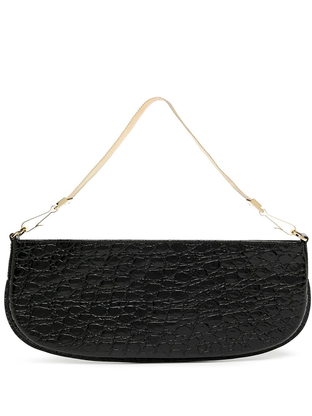 Beverley crocodile-effect shoulder bag - 1