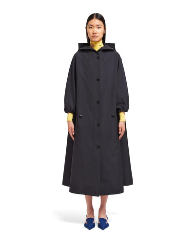 Prada Canvas hooded raincoat outlook