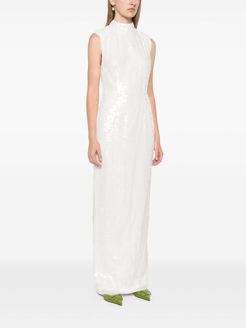 sequinned maxi dress - 3