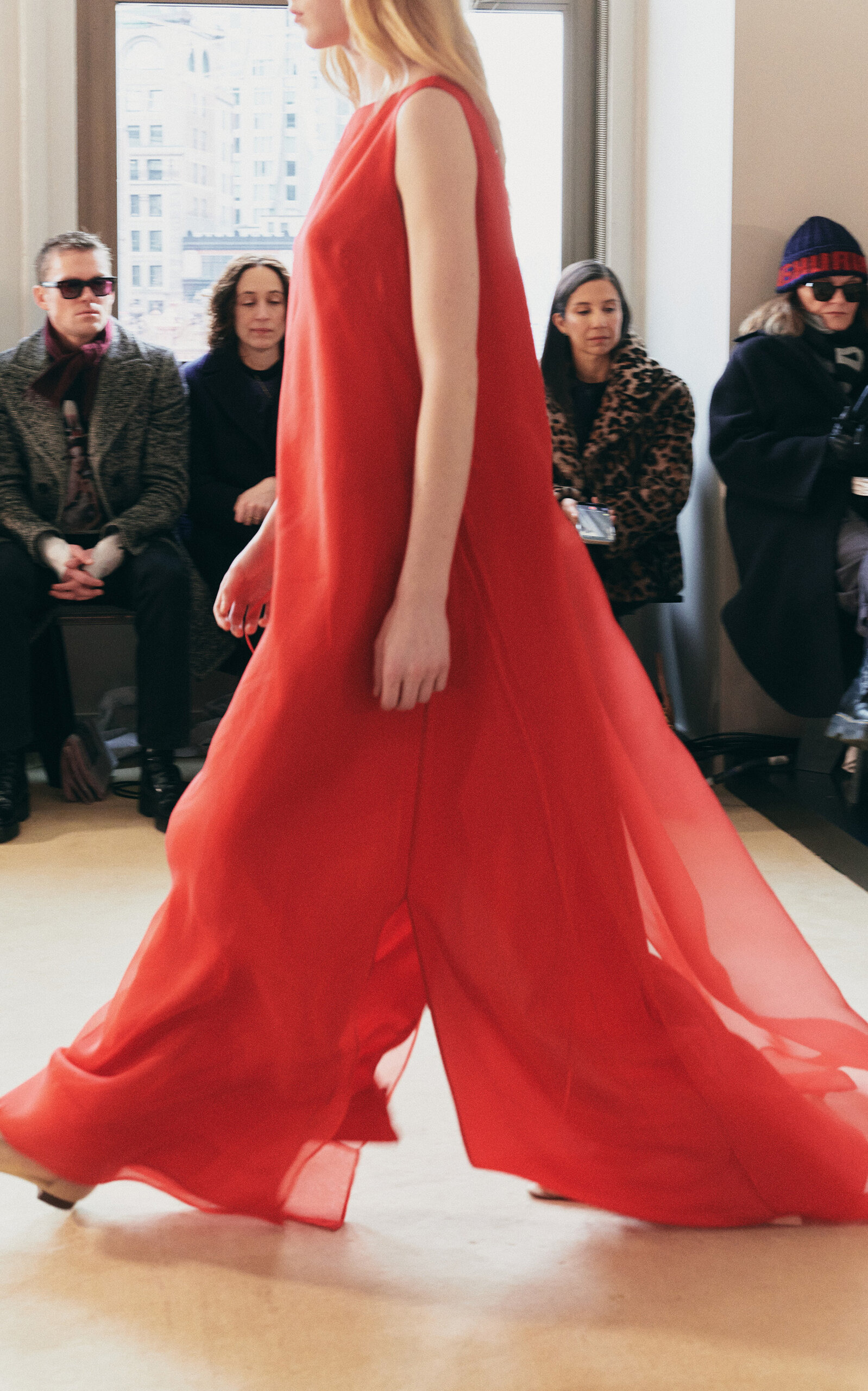 Jools Silk Maxi Dress red - 5