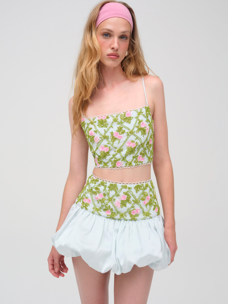 Bridget Beaded Mini Skirt 1