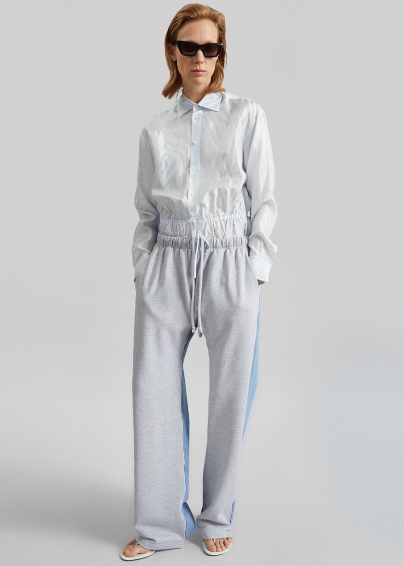 Bettter Track Denim Trousers - Grey 5