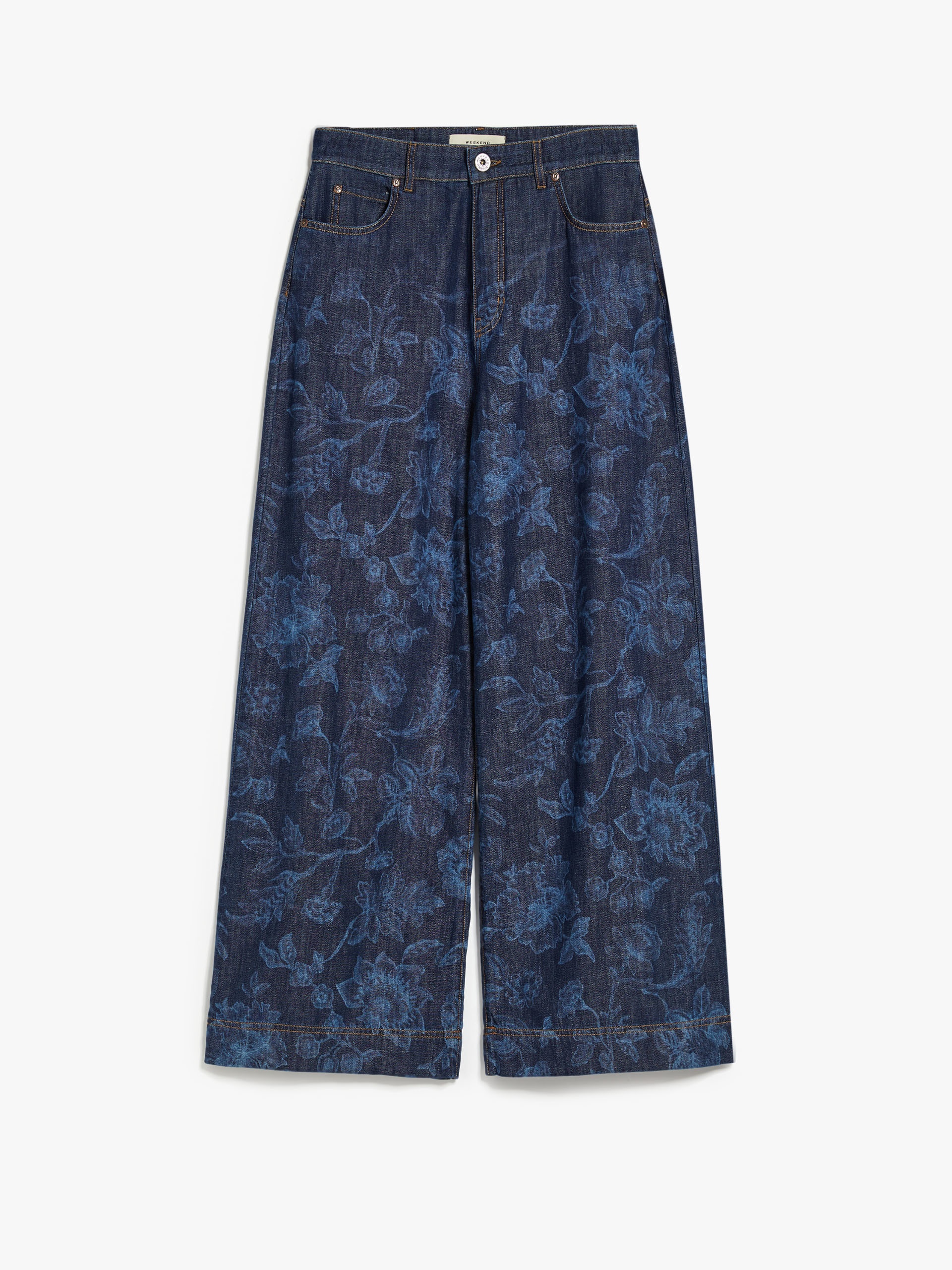 OMELIA Floral denim jeans - 1