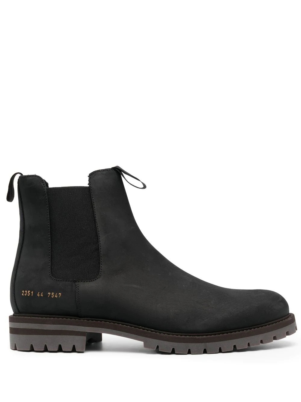 ridged leather Chelsea boots - 1